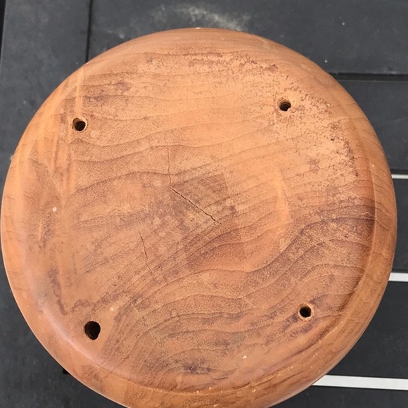 Burl wood Lathed Lidded Canister“Round BOX W/ Wood Lid Desk Storage Decorative - Picture 9 of 15